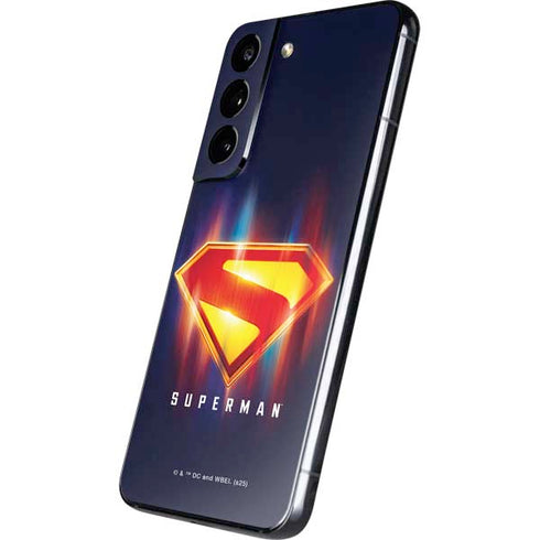 Superman 2025 Energy Shield Neon Emblem Galaxy S22 Plus Skin
